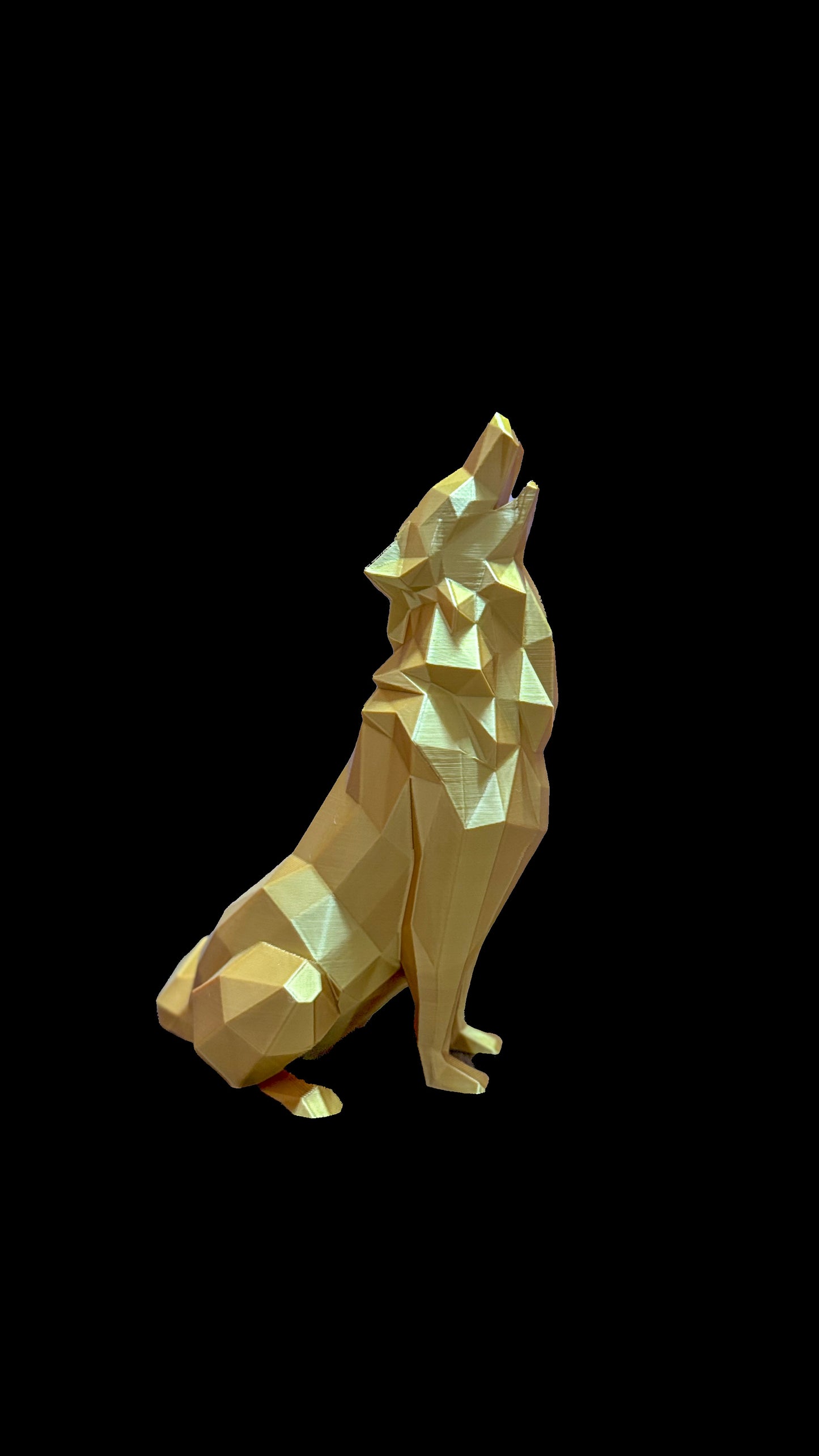 20001 Howling Wolf Desktop Decor (Small)